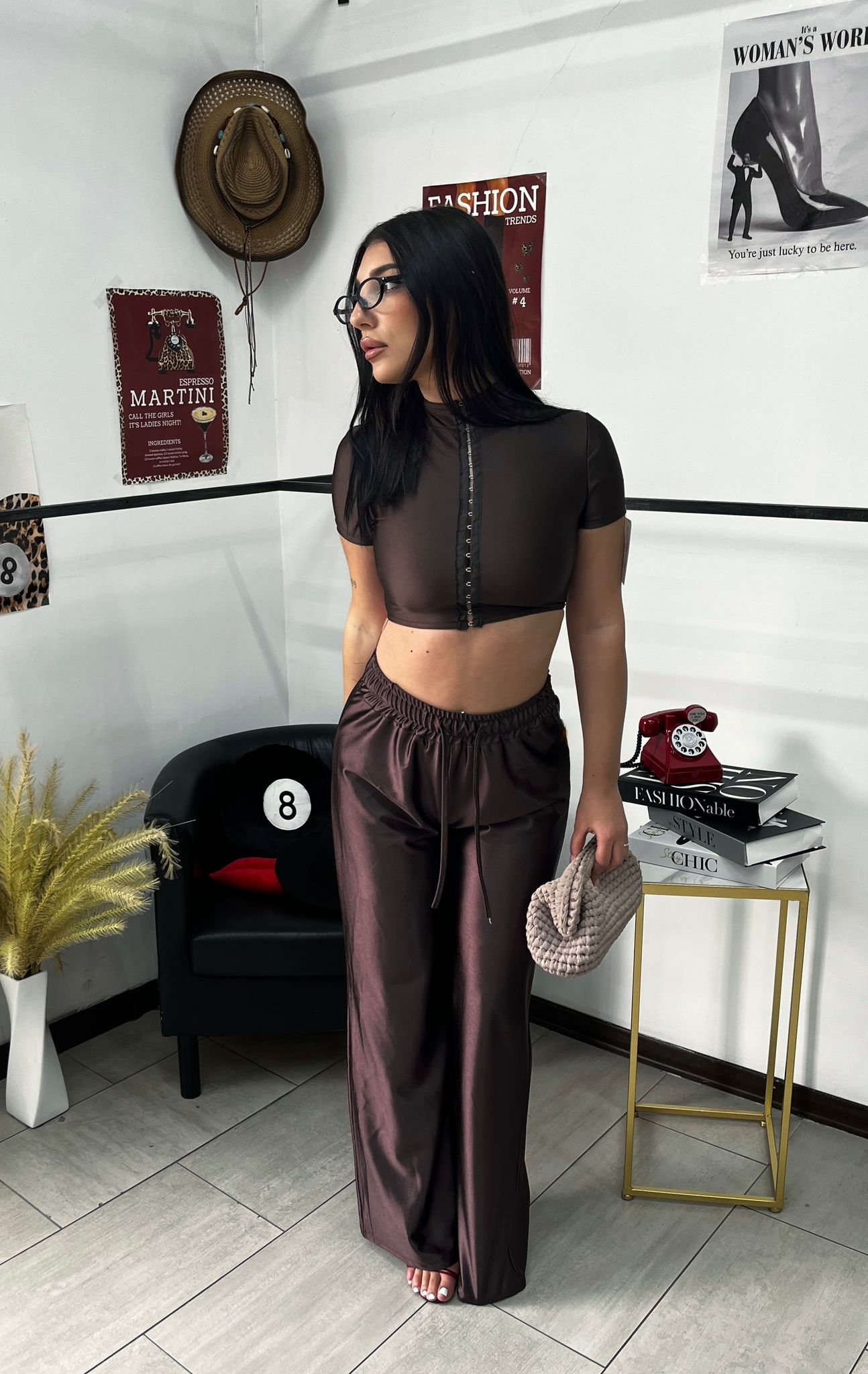 Pantalone Satin